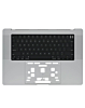 Top Case with US Keyboard (SPACE GRAY) for MacBook Pro 16" (A2485 / Late 2021) / (A2780 / Late 2023) / (A2991/ Late 2023)