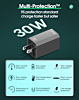 LDNIO A2527C Foldable US Plug Fast Charger USB C-L (30W) (3ft) (Only Ground Shipping)