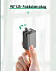 LDNIO A2527C Foldable US Plug Fast Charger USB C-L (30W) (3ft) (Only Ground Shipping)
