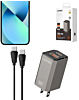 LDNIO A2527C Foldable USB A+C Adapter with USB C-C  Charging Cable (3ft) (30W) (Only Ground Shipping)