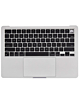 Top Case with US Keyboard & Touchpad (SILVER) for MacBook Air 13" (A2681 / Mid 2022)