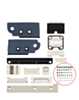 Full Set Small Metal Bracket And Screw Set for Macbook Air 15" (A2941 / Mid 2023 / A3114 / Mid 2024 / A3241 / Early 2025)