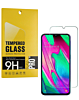 Shop the Clear Tempered Glass for Galaxy A40 A405, case-friendly, 2.5D, 1 piece.