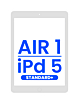 Standard+ iPad 5 (2017) / Air 1 Digitizer Assembly (WHITE) (Air 1 Home Button Pre-Installed)