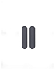 Hard Buttons (Volume) for iPad Air 5 / iPad Air 11" (2024 / 2025) / Air 13" (2024 / 2025) (SPACE GRAY)