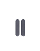 Hard Buttons (Volume) for iPad Air 5 / iPad Air 11" (2024 / 2025) / Air 13" (2024 / 2025) (SPACE GRAY)