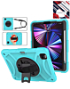 Hand Adjustable Heavy Duty Case with Shoulder Strap - TEAL for iPad Air 4 / Air 5 / Pro 11 (1st / 2nd / 3rd / 4th) (Only Ground Shipping)