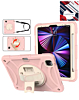 Hand Adjustable Heavy Duty Case with Shoulder Strap - ROSE PINK for iPad Air 4 / Air 5 / Pro 11 (1st / 2nd / 3rd / 4th) (Only Ground Shipping)