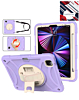 Hand Adjustable Heavy Duty Case with Shoulder Strap - LILAC for iPad Air 4 / Air 5 / Pro 11 (1st / 2nd / 3rd / 4th) (Only Ground Shipping)