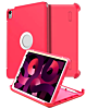 Heavy Duty Case with Clip - PINK WHITE for iPad Air 4 / Air 5 / Pro 11 (1st / 2nd / 3rd / 4th) (Only Ground Shipping)