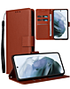 Galaxy A23 5G Leather Wallet Case with Card Slot - BROWN (Only Ground Shipping)