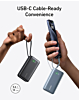 Anker Nano Power Bank with Built-In USB-C Cable (10000 mAh / 30W) (BLACK) (Only Ground Shipping)