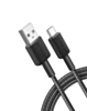 Anker 322 USB A-C Braided Charging Cable (BLACK) (6ft) (60w) (Only Ground Shipping)