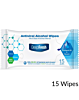 Antiviral u Alcohol Small Wipes (15 Wipes) (24 Pack) (ONLY GROUND SHIPPING)