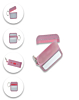 AirPods 1/2 Diamond and Mirror TPU Soft Case - PINK (Only Ground Shipping)