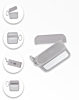 AirPods 1/2 Diamond and Mirror TPU Soft Case - SILVER (Only Ground Shipping)