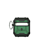 AirPods 1/2 Hard Plastic Transparent Case with Keychain - GREEN (Only Ground Shipping)
