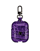AirPods 1/2 Fashion Leather Case - PATTERNED PURPLE (Only Ground Shipping)