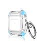 AirPods 1/2 Rugged Ring Shockproof Armor Case - BLUE (Only Ground Shipping)