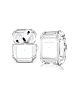 AirPods 1/2 Rugged Ring Shockproof Armor Case - CLEAR (Only Ground Shipping)