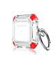 AirPods 1/2 Rugged Ring Shockproof Armor Case - RED (Only Ground Shipping)