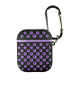 AirPods 1/2 Case with Anti - Lost Strap (BLACK / PURPLE) (Only Ground Shipping)