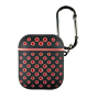 AirPods 1/2 Case with Anti - Lost Strap (BLACK / RED) (Only Ground Shipping)