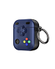 AirPods 1/2 Game Console Design TPU Case - DARK BLUE (Only Ground Shipping)