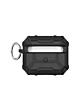 AirPods 3 Hard Plastic Transparent Case with Keychain - BLACK (Only Ground Shipping)