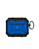AirPods 3 Hard Plastic Transparent Case with Keychain - BLUE (Only Ground Shipping)