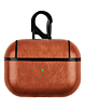 AirPods Pro Luxury PU Leather Design Protective ShockProof Case - BROWN (Only Ground Shipping)