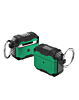 Hard Plastic Transparent Case with Keychain - DARK GREEN for Airpods 4th Gen (Only Ground Shipping)