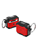Hard Plastic Transparent Case with Keychain - RED for Airpods 4th Gen (Only Ground Shipping)