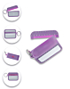 AirPods Pro (2nd Gen) Diamond and Mirror TPU Soft Case - PURPLE (Only Ground Shipping)