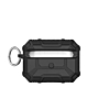 AirPods Pro (2nd Gen) Hard Plastic Transparent Case with Keychain - BLACK (Only Ground Shipping)