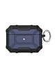 AirPods Pro (2nd Gen) Hard Plastic Transparent Case with Keychain - NAVY (Only Ground Shipping)