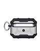 AirPods Pro (2nd Gen) Hard Plastic Transparent Case with Keychain - WHITE (Only Ground Shipping)