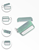 AirPods 3 Diamond and Mirror TPU Soft Case - TEAL (Only Ground Shipping)