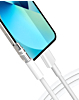 USB L-AUX Headphone Jack Cable (WHITE) (6ft) (Only Ground Shipping)