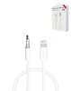 USB L-AUX Headphone Jack Cable (WHITE) (3ft) (Only Ground Shipping)