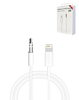 USB L-AUX Headphone Jack Cable (WHITE) (6ft) (Only Ground Shipping)