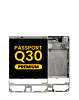 LCD Assembly with Frame for BlackBerry Passport Q30 (2nd Gen) (BLACK) (Premium)