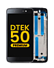 LCD Assembly with Frame for BlackBerry DTEC50 (BLACK) (Premium)