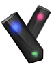 10W Bluetooth Angled Speaker with FM Radio - BLACK (Only Ground Shipping)
