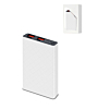 Brookstone Ultra Slim Magsafe Rapid Power Bank - (WHITE) (5000 mAh) (Only Ground Shipping)