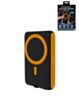 Brookstone Solar Magsafe Power Bank (ORANGE) (5000 mAh) (Only Ground Shipping)