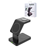 Brookstone (3in1) MagSafe Wireless Charging Station (15W) - BLACK (Only Ground Shipping)