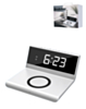 Brookstone Alarm Clock Wireless Charging (10W) (WHITE) (Only Ground Shipping)