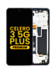 LCD Assembly with Frame for Boost Mobile Celero 3 5G Plus (BLUE) (Premium)