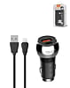 LDNIO C1 Dual A+C Car Charger with USB A-L Charging Cable (3ft) (36W) (Only Ground Shipping)